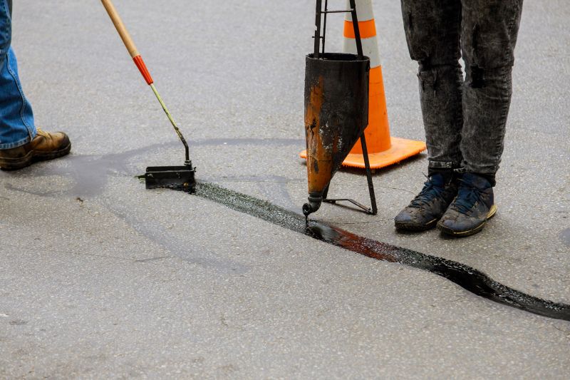 Contractor Preparing Surface